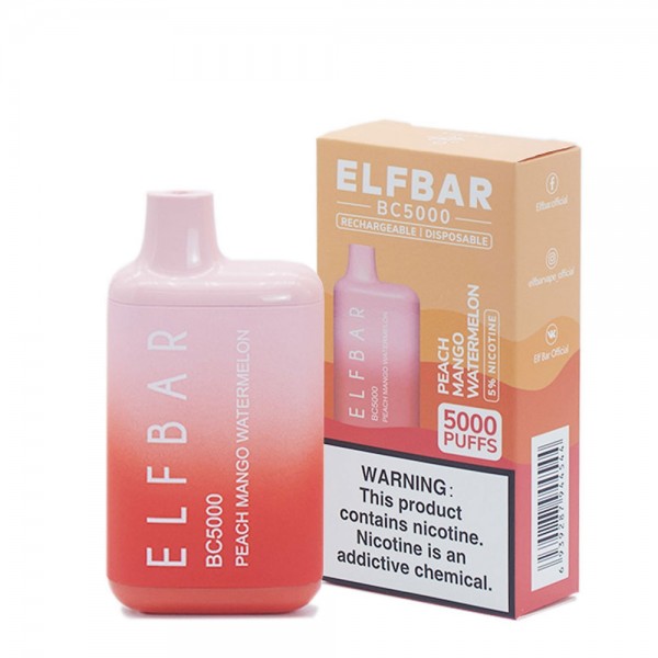 Elf Bar BC5000 Rechargeable Disposable Kit 5000 Puffs 650mAh
